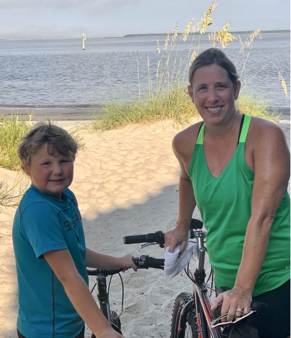 Beach and bikes