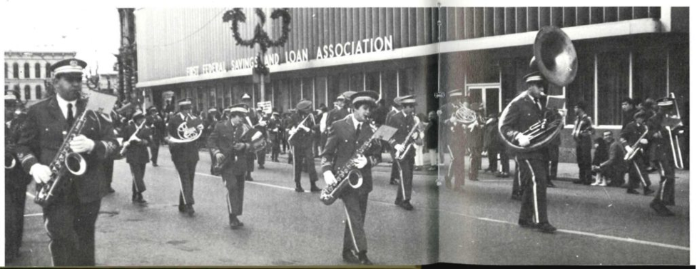 1969 CC Band at the Lafayette Christmas parade